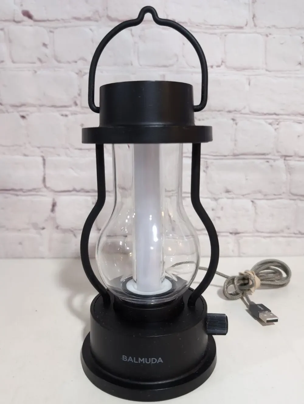 BALMUDA The Lantern L02B-BK Black/Clear LED Rechargeable Battery IP54